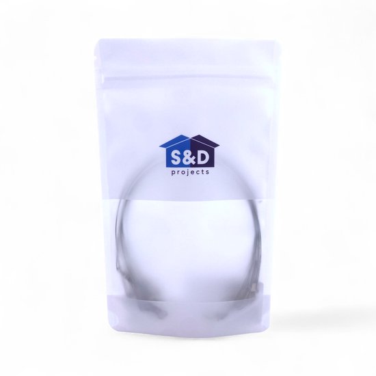 S&D - Stalen onderlijn vissen - 10 stuks - Zilver - 14kg 25cm - Hengelsport - Voor roofvissen met kunstaas van S&D