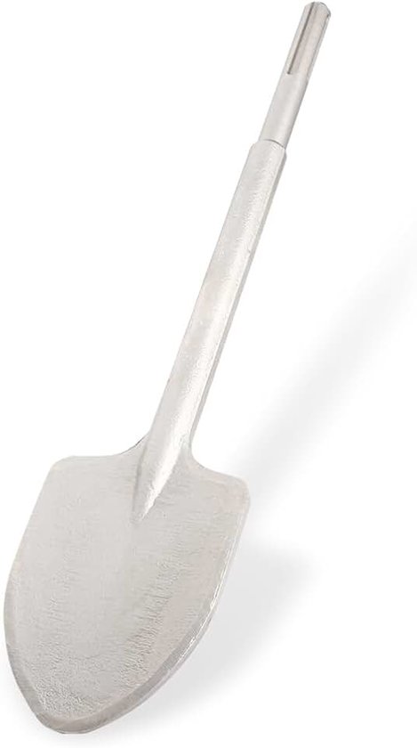 SDS Max beitel, 5-punts greep, hartvormige schop, 18 x 500 x 110 mm, ideaal voor graven, boren in zand, bevroren en harde grond, compatibel met SDS Max elektrische hamers en beitels