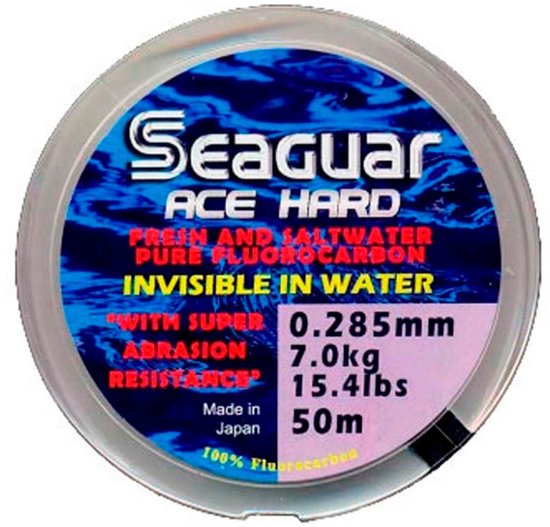 Seaguar Ace 50 M Flurocarbon Transparant 0.520 mm van Merkloos