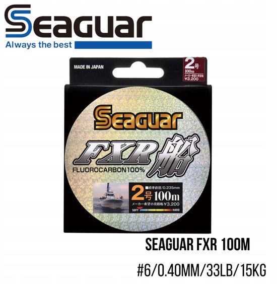 Seaguar FXR Fluorocarbon Vislijn - 0.40mm - 15kg - 100m