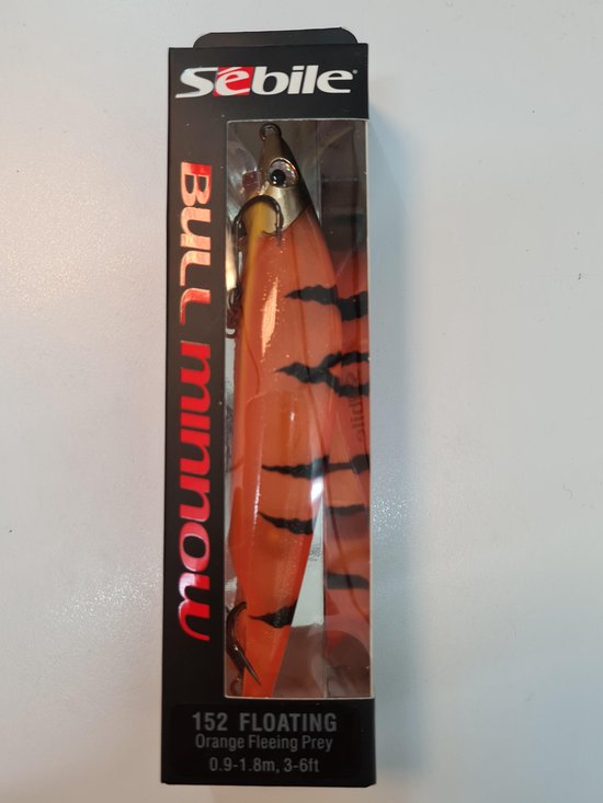 Sebile plug - Bull Minnow- orange - 0.9-1.8 m - 53 gram van SEB