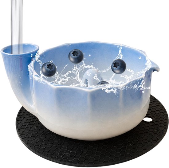Self Berry Waskom, Keramische Fruit Wasmachine, 7"