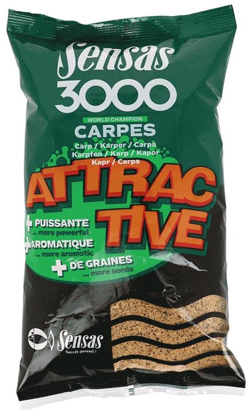 Sensas 3000 Attractief Karper - 1kg van Sensas