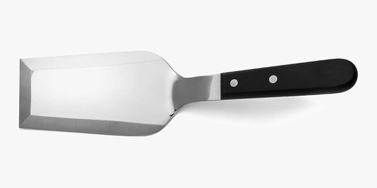 Serie Universal - keukenspatel - lemmet nitrum roestvrij staal 160 mm - handvat polyoxymethyleen (POM) kleur zwart