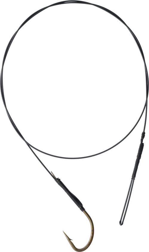 Sert Onderlijn Steel Wire 7 - Single Haak - 60cm (2 pcs) - Maat : 9 kilo van Sert