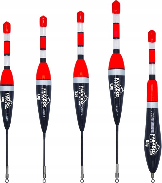 Set Hengelsport Dobbers 3g/4g/5g/6g/8g - Robuust & Zichtbaar