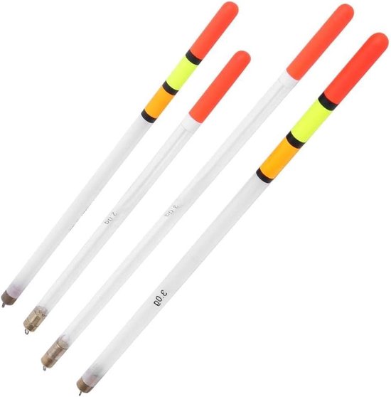 Set van 10 Drijvende Vissen Floats voor Zoet- en Zoutwater, Perfect voor Hengelsport en Vissen