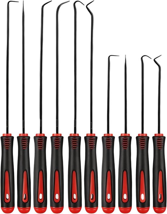 Set van 10 Haak- en Verwijdertools voor Precisie Haken, Mechanische Haak en O-ring voor Slangen
