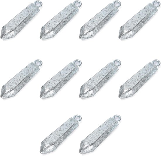 Set van 10 Teardrop Drop Shot Vissen Gewichten van 30g voor Zoet- en Zoutwater Hengelen