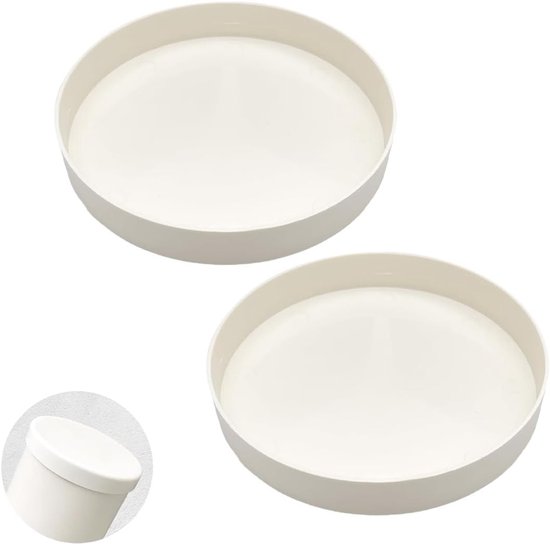Set van 2 Afsluitdoppen voor Afvoerpijp DN 125 - Robuuste Stopper voor Afvoer, Waterdichte Blindstop, Ideaal voor Afvoersystemen, 125 mm, Wit
