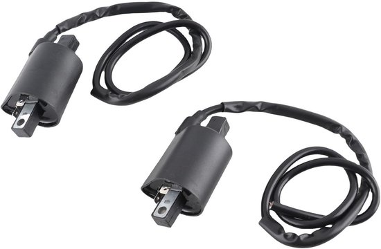 Set van 2 Motorfiets Ontstekingsspoelen, Korte en Lange Spoelen Geschikt voor Virago 1100 XV1100 1986-1999, Betrouwbare Prestaties en Eenvoudige Installatie van Merkloos