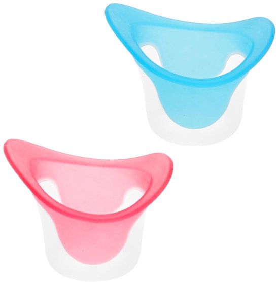 Set van 2 Siliconen Oogspoelbekers, 10ml Herbruikbare Oogspoeling, Draagbare Oogverzorging, Oogbad Glazen, Ooghygiëne Tools, Blauw, Roze