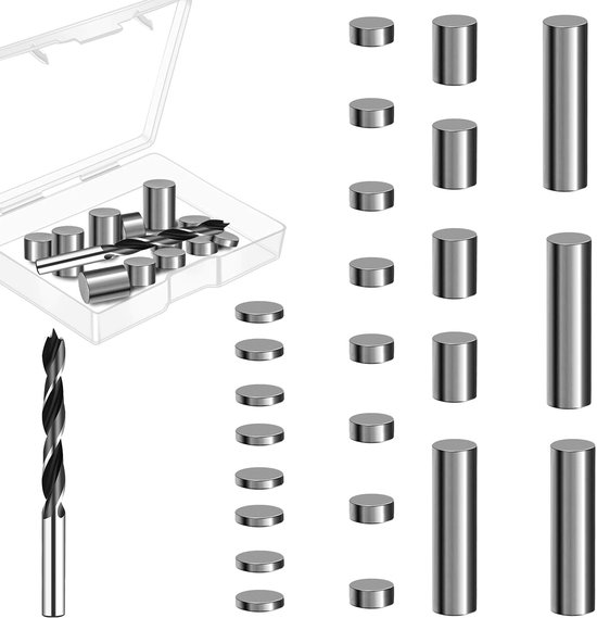 Set van 24 Tungsten Gewichten voor Pinewood Derby Auto's