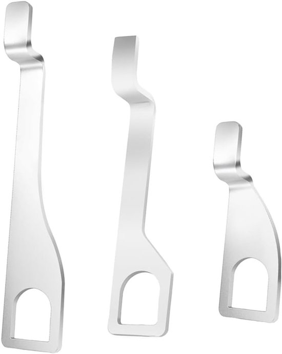 Set van 3 RVS Achterklep Steunen 10/15/20 cm voor VW T4 T5 T6 Multivan California Camper Van - Duurzaam, Verstelbaar en Lichtgewicht