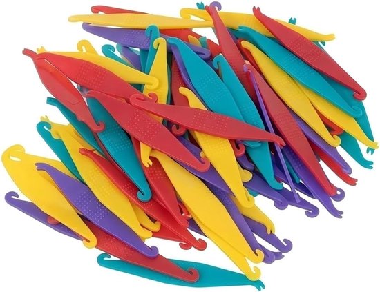 Set van 30 Plastic Elastische Haakjes voor het Positioneren van Orthodontische Elastieken - Essentiële Tandheelkundige Hulpmiddelen voor Thuis en Ziekenhuiszorg