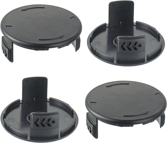 Set van 4 Spoelafdekkingen voor Vervanging van Parkside PRTA 20-Li en PRT 550 - Geschikt voor Tuinmachines en Accessoires