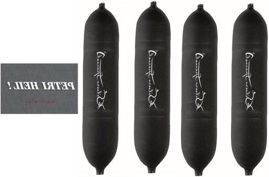 Set van 4 stuks onderwaterdobbers, zwart, 8-60 gram U-pose welspose onderwaterpose (20 gram)