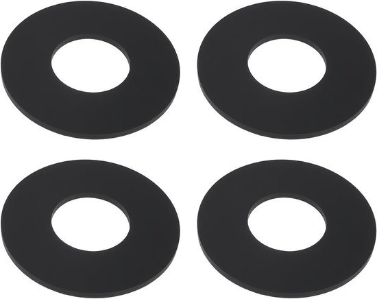 Set van 4 toiletreservoir afdichtingen 65 x 28.5 x 3 mm voor WISA en DAL, waterdicht en duurzaam