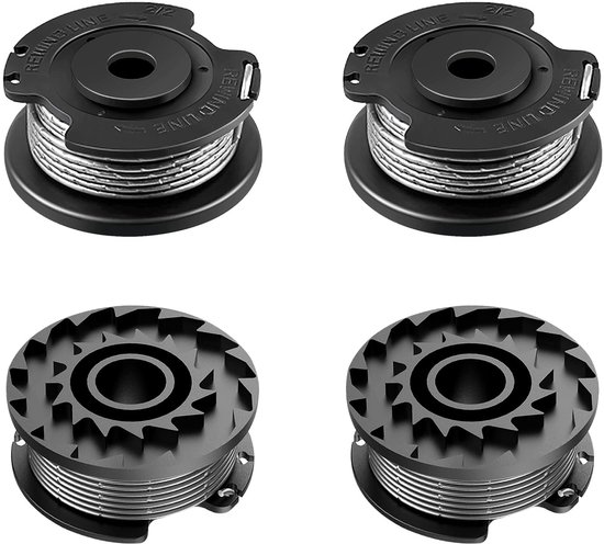 Set van 4 vervangende trimmerspoelen voor Bosch EasyGrassCut