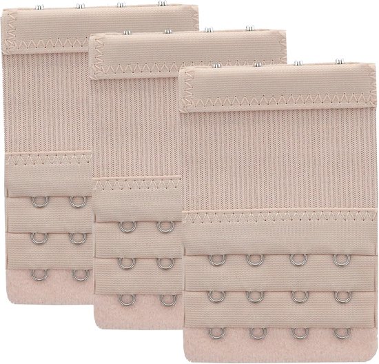 Set van 6 Bh-extensies met 2 en 3 haken, Zacht en Elastisch, Verleng je Bh voor Comfort en Pasvorm