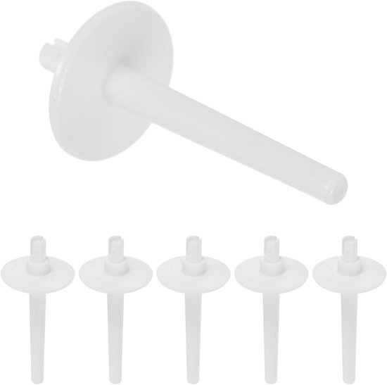 Set van 6 stevige plastic spoelhouders voor naaimachines, ideaal voor garenorganizer en eenvoudig inrijgen van draad