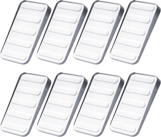Set van 8 Transparante Meubelwiggen van 5 x 3 cm - Antislip Deurstopper voor Vloeren, Deuren en Meubels, Ideaal voor Stabiliteit en Bescherming