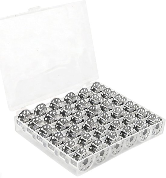 Sewing Machine Bobbin Box met 36 Compartimenten voor Lege Spoelen en Organiser voor Naaigerei