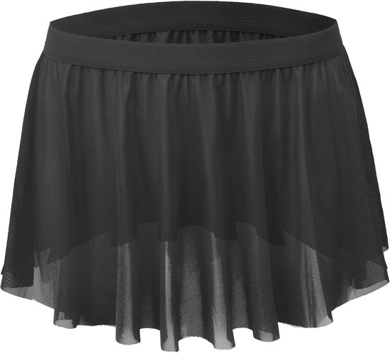 Sexy Sissy minirok voor heren, slipje, knippers, mesh slip met lage taille, crossdresser ondergoed, transparante hot jurk voor nachtclub, cosplay en erotische lingerie, prikkelend ondergoed