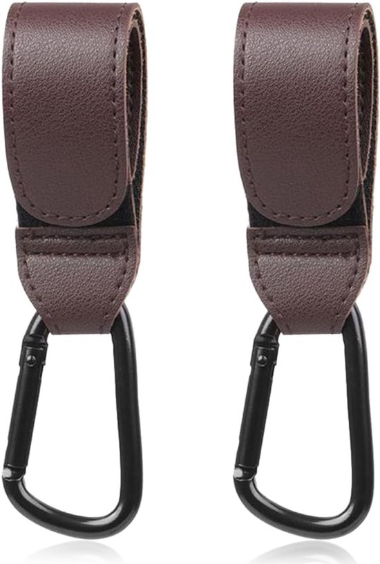 Shabany® Hook 2 Pieces Universal Fit Holder Universal Hooks Pram Hook Bag Hook Adjustable Robust Velcro Pocket Holder - ShopVlot