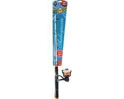 Shakespeare Cosmic Spincombo - Spinhengel met molen voor de jeugdige visser - 1,37m - 1 kogellager - inclusief 6lb vislijn - Oranje Wit van Shakespeare