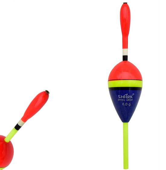 SHARK Balsa Dobbelganger Visserij Dobber 6g / 12cm - Blauw Transparant