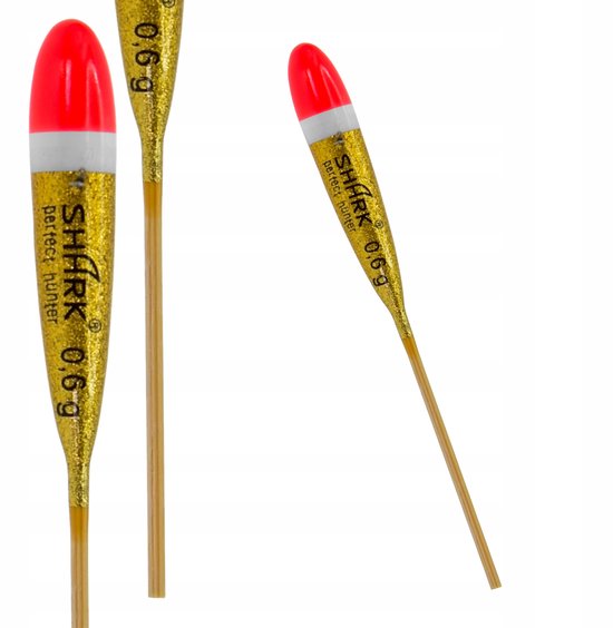 Shark Balsa Dobber 0,6g / 7cm - Hoge Kwaliteit Vissersdobber