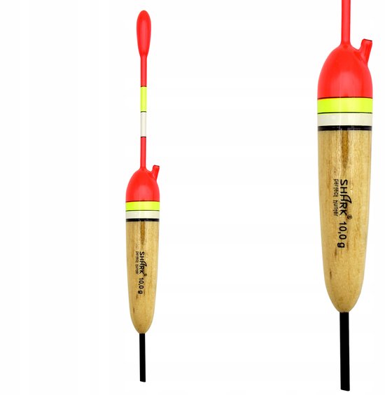Shark Balsa Dobber met Centrale Doorvoer - 10g, 23cm