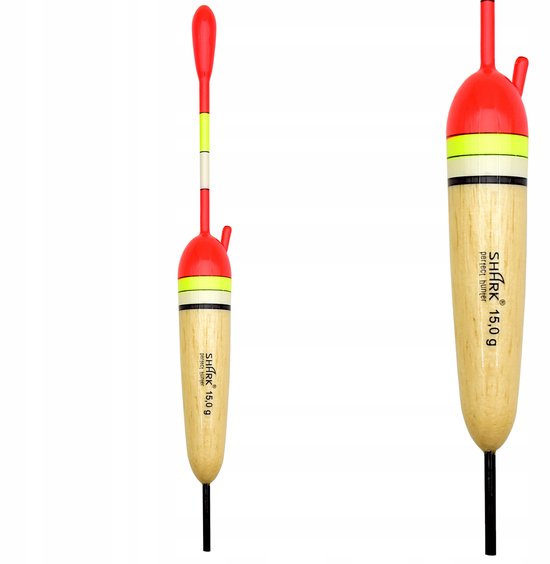 Shark Balsa Dobber met Centrale Doorvoer - 15g, 25cm