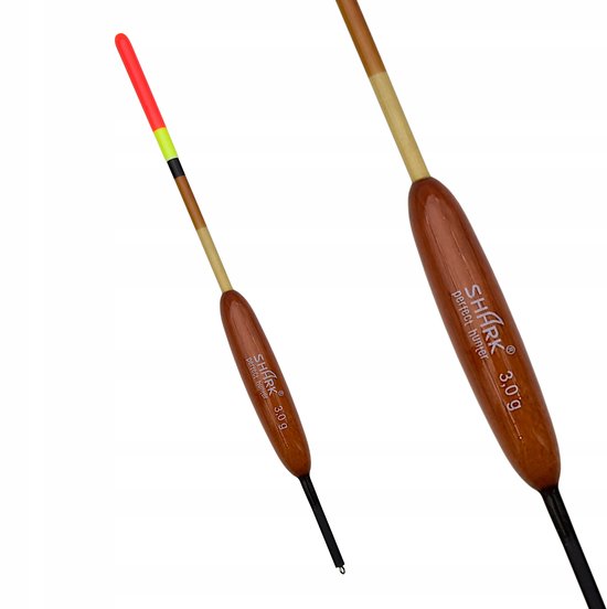 Shark Balsa Doorvoer Dobber 3.0g / 16cm - Perfecte Kwaliteit