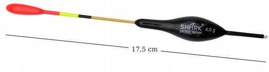 SHARK Balsa Doorvoer Dobber 4g / 17.5cm - Perfecte Kwaliteit
