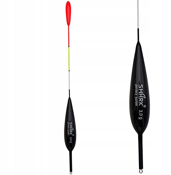 SHARK Doorvoer Dobber Balsa 3,0g / 19cm - Perfecte Kwaliteit
