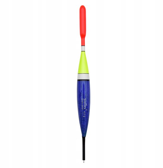 Shark Doorvoer Dobber Balsa 4,0g - 16,5cm Blauw Transparant