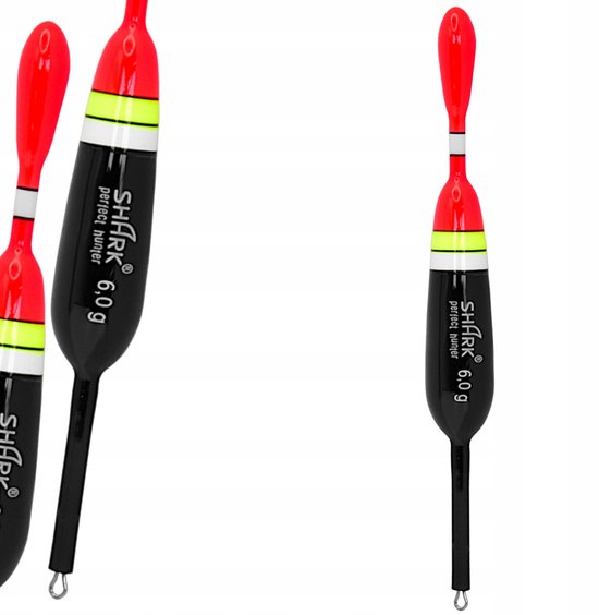 SHARK Doorvoer Dobber Balsa 6,0g / 13cm - Visgerei Kwaliteit