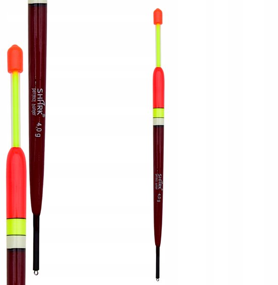 SHARK Doorvoersloep Balsa 4,0g/21cm met Glowstick Houder