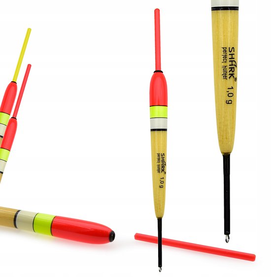 SHARK Doorvoerspoeler Balsa 1.0g - 13.5cm met Glowstick Houder