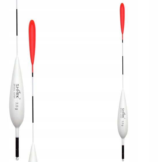 SHARK Doorvoerspoeler Balsa 3,0g - 19,5cm, Wit - Perfecte Kwaliteit