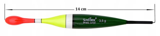 Shark Doorvoerspoeler van Balsa - 3,5g / 14cm