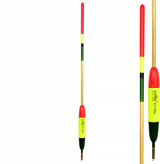 Shark Waggler Dobbel Gewicht Dobbel Kleur 2.0+6.0g 30.5cm Balsa