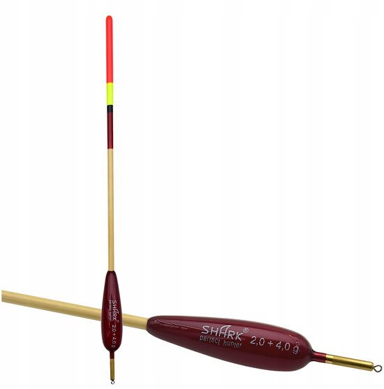 Shark Waggler Dobbel Gewicht Dobbel Kleur Vaste Lood 2.0+4.0g 25.5cm