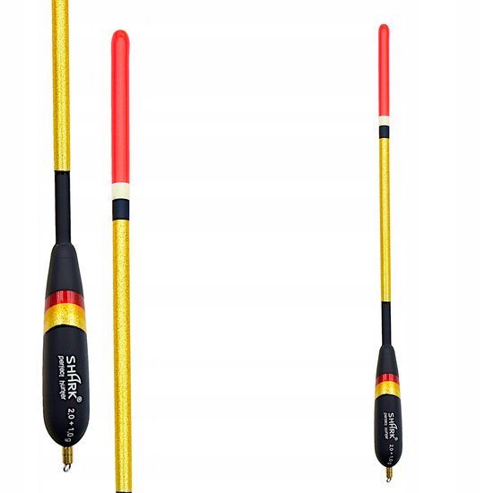 Shark Waggler Dobbel Gewicht Dobber 2.0+1.0g 21cm Balsa Visserij