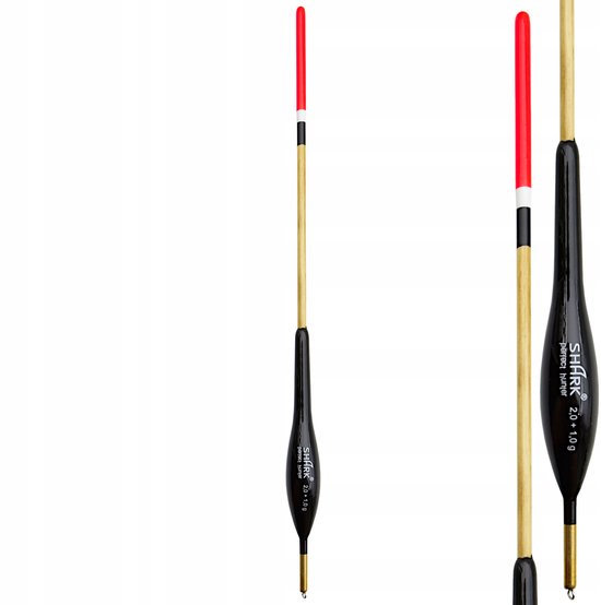 Shark Waggler Dobbel Lood Dobbel Gewicht 3g 24cm Balsa Vissersdobber