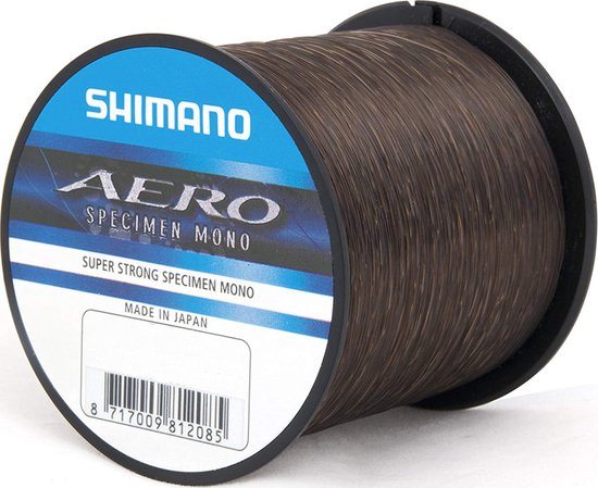 Shimano Aero Nylon Lijn | 5000m 0.25mm Brown van Merkloos