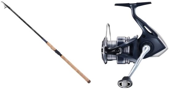 Shimano Combo Catana FX Spinning Medium 2.39m - 10-30g + Molen Catana FE 2500 van Shimano