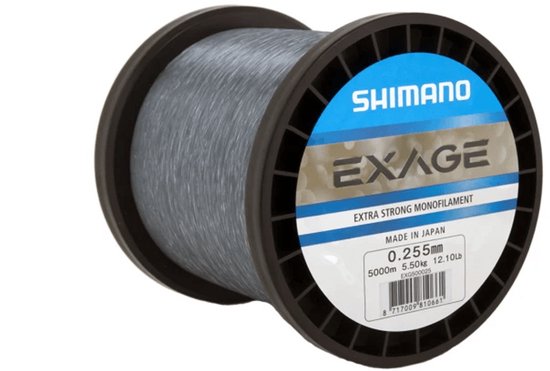 Shimano Exage Nylon Vislijn | 1000m 0.50mm Steel Grey van Shimano